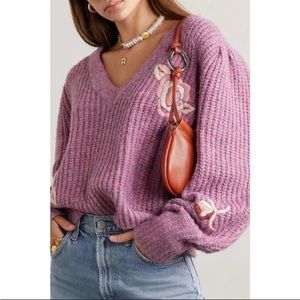 NWOT loveShackFancy ridge pull over size small